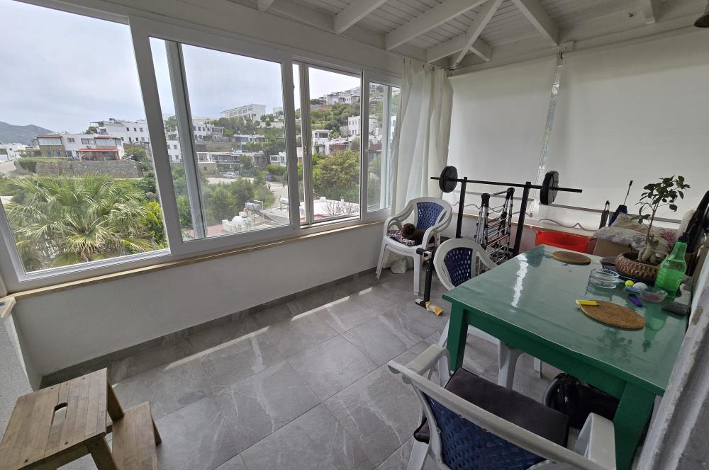 Bodrum Gümüşlükte Satılık 2+1 Havuzlu Dubleks Daire