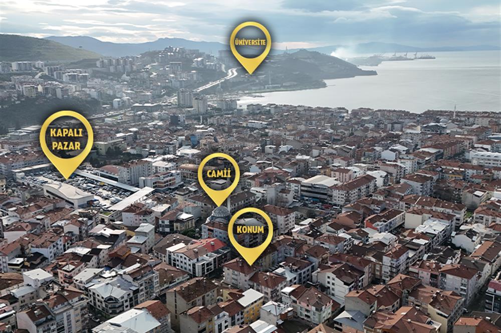 C21 Cius; Şehrin Kalbinde Ara Kat 2+1 Masrafsız Daire