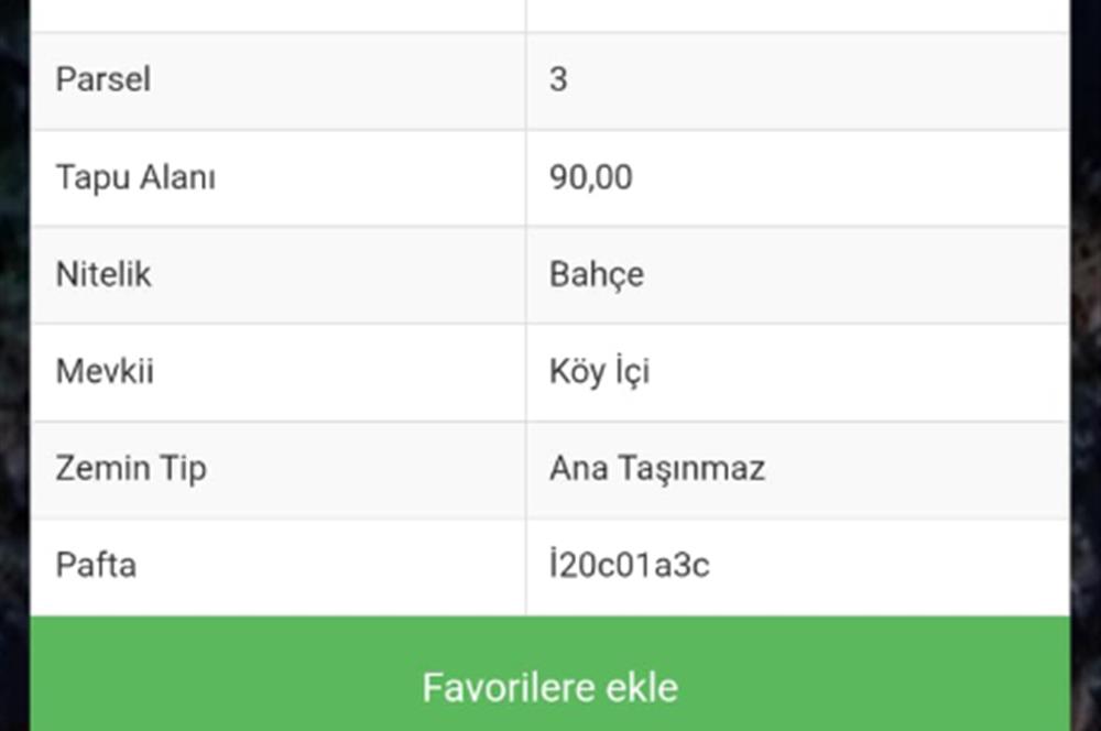 C21 LOCA'DAN KEPSUT ÖRENHARMAN MAHALLESİNDE SATILIK 90 M2 ARSA