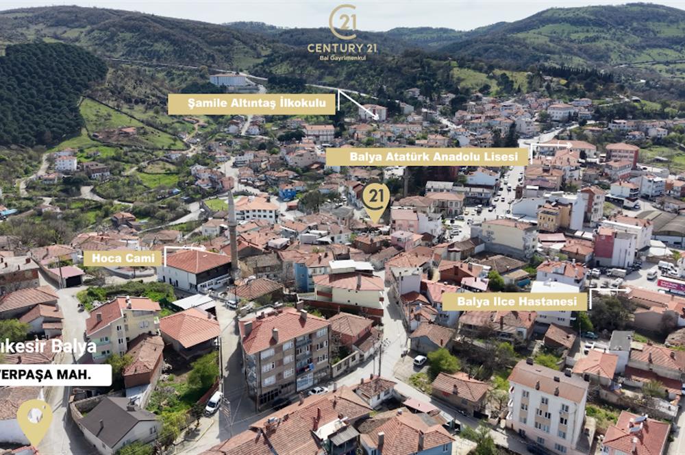 CENTRUY 21 BAL'DAN  BALYA ENVERPAŞA MAHALLESİ SATILIK KOMPLE BİNA