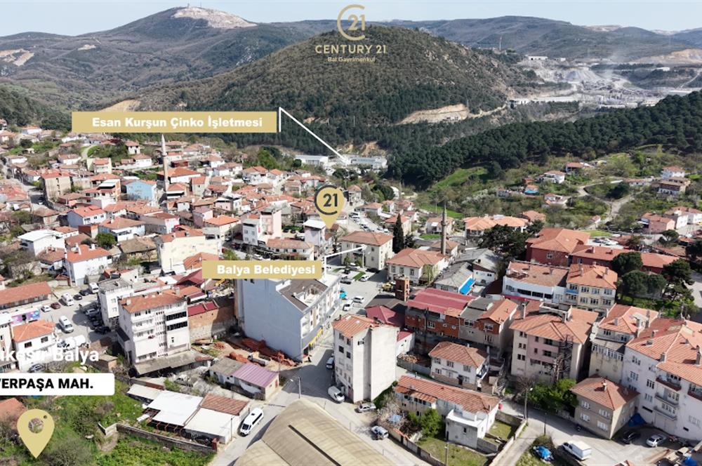 CENTRUY 21 BAL'DAN  BALYA ENVERPAŞA MAHALLESİ SATILIK KOMPLE BİNA