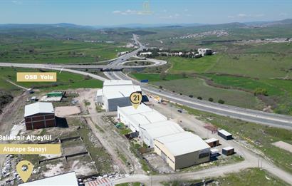C21 BAL'DAN ATATEPE SANAYİ SİTESİ ÖN CEPHE SATILIK DÜKKAN