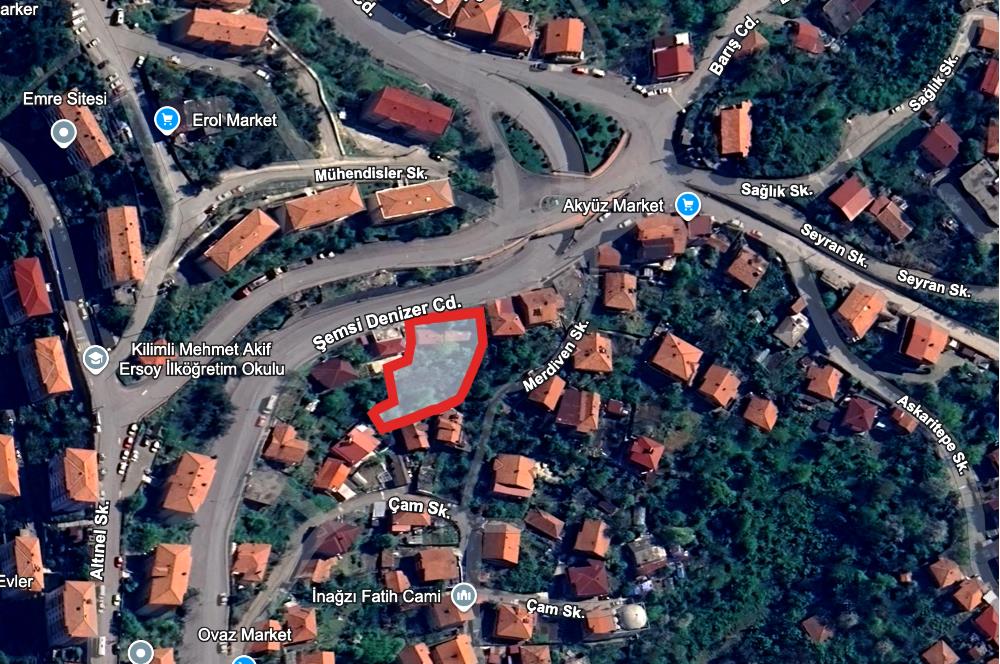 Zonguldak Kilimli Çamlıkta 983 m² | 5 Kat İmarlı Satılık Arsa