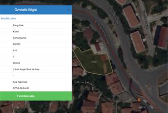 Zonguldak Kilimli Çamlıkta 983 m² | 5 Kat İmarlı Satılık Arsa - 1 - 33547