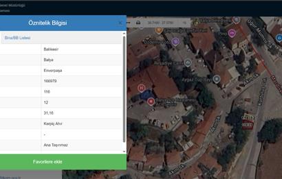 CENTRUY 21 BAL'DAN  BALYA ENVERPAŞA MAHALLESİ SATILIK AHIR VE ARSA