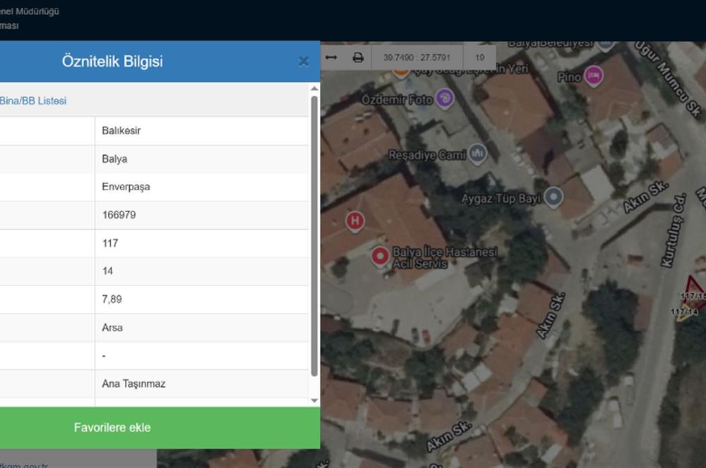 CENTRUY 21 BAL'DAN  BALYA ENVERPAŞA MAHALLESİ SATILIK AHIR VE ARSA