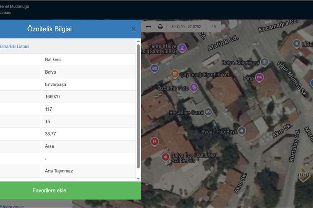 CENTRUY 21 BAL'DAN  BALYA ENVERPAŞA MAHALLESİ SATILIK AHIR VE ARSA