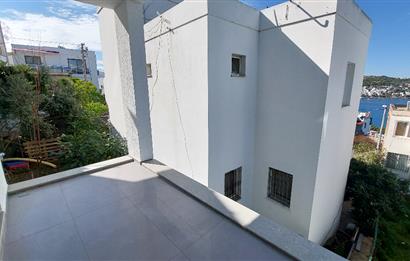 Bodrum-Türkbükü kısmi deniz manzaralı eşyalı kiralık daireler