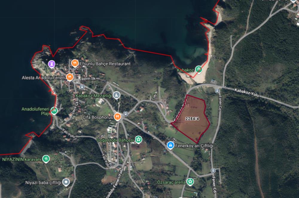 BEYKOZ ANADOLU FENERİ’NDE YATIRIMLIK 1.599 m² HİSSE