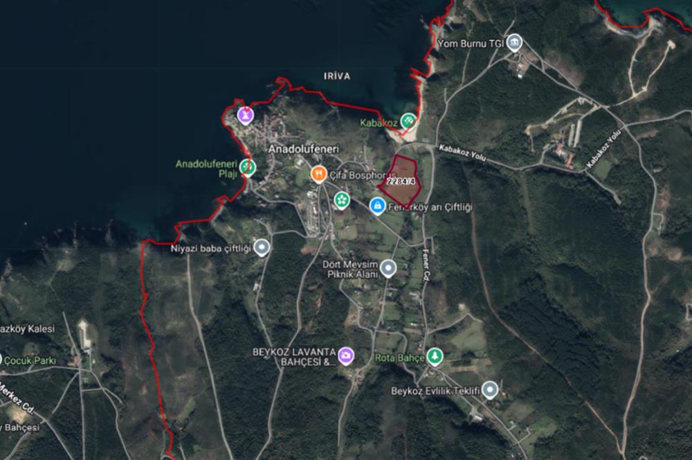 BEYKOZ ANADOLU FENERİ’NDE YATIRIMLIK 1.599 m² HİSSE