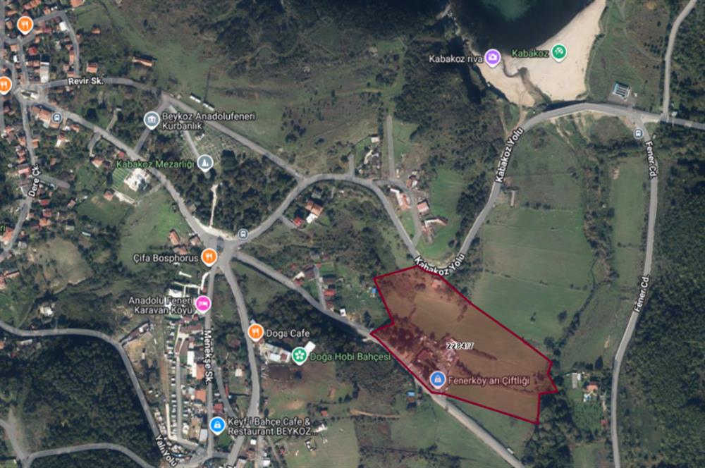 BEYKOZ ANADOLU FENERİ’NDE YATIRIMLIK 1.409 m² HİSSE