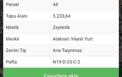 Bodrum Mazıda yatırım değeri yüksek satılık tarla