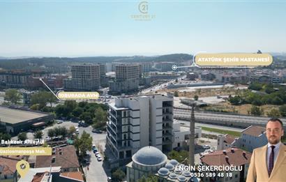 Balıkesir'de Ticaretin Merkezinde 46Mt Cepheli,Prestijli Kiralık