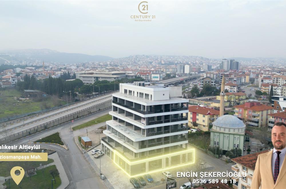 Balıkesir'de Ticaretin Merkezinde 46Mt Cepheli,Prestijli Kiralık