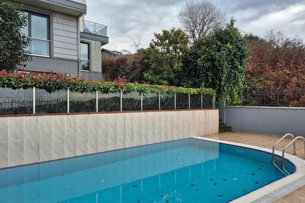 3+1 Panoramik Deniz Manzaralı, Havuz Cepheli Bahçe Dubleksi