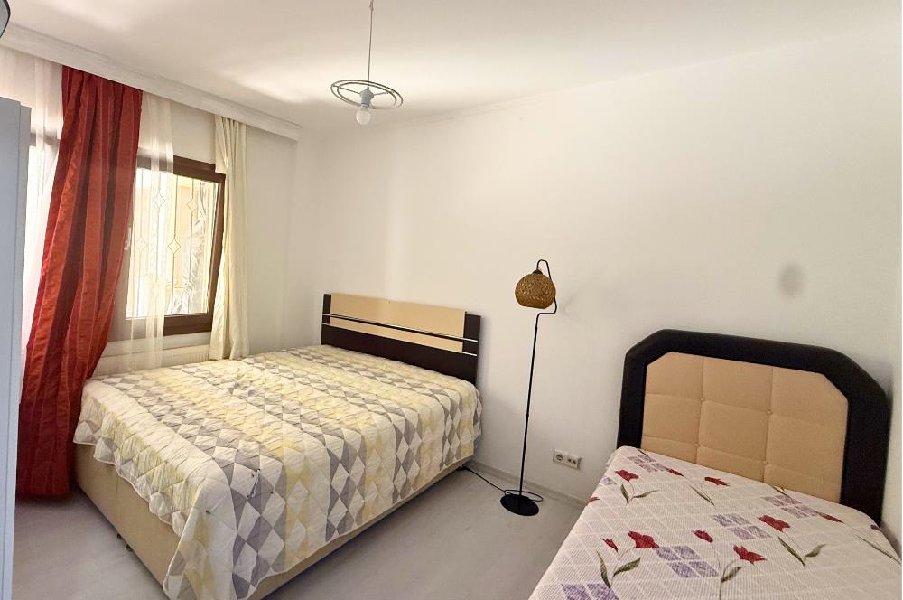 Bodrum Gündoğan Plajlı Sitede Kiralık Eşyalı 2+1 