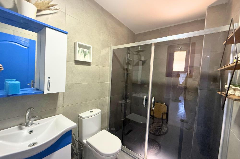 Bodrum Gündoğan Plajlı Sitede Kiralık Eşyalı 2+1 