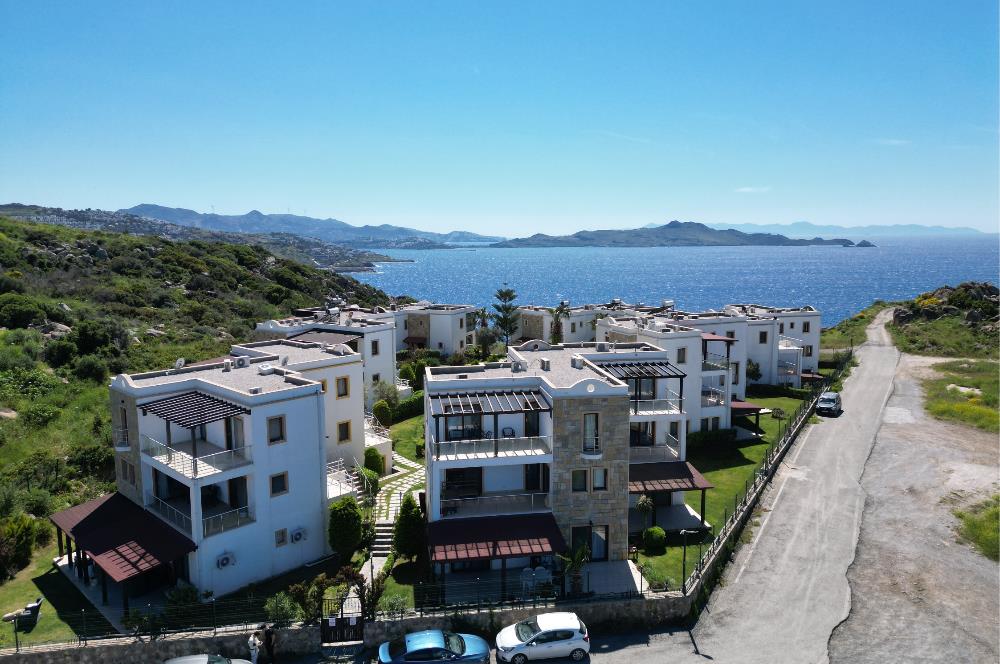 Bodrum Gündoğan Plajlı Sitede Kiralık Eşyalı 2+1 
