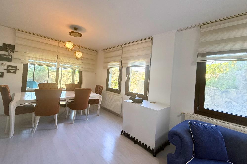 Bodrum Gündoğan Plajlı Sitede Kiralık Eşyalı 2+1 