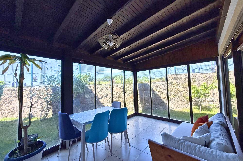 Bodrum Gündoğan Plajlı Sitede Kiralık Eşyalı 2+1 