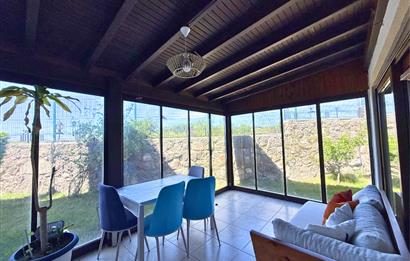 Bodrum Gündoğan Plajlı Sitede Kiralık Eşyalı 2+1 