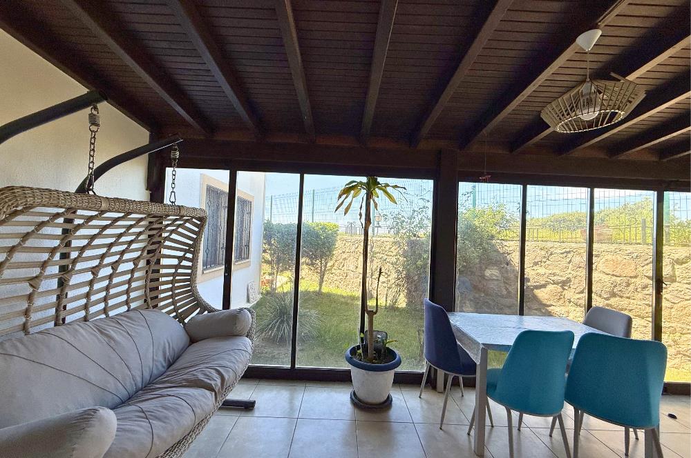 Bodrum Gündoğan Plajlı Sitede Kiralık Eşyalı 2+1 