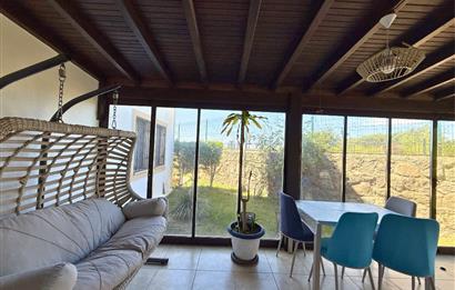 Bodrum Gündoğan Plajlı Sitede Kiralık Eşyalı 2+1 