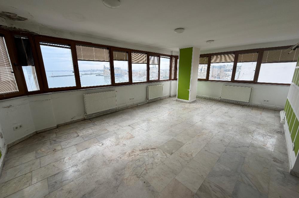 Kadıköy Rıhtım Deniz manzaralı ofis 