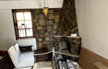 Gümüşlük Peksimet'te Taş Mimarili, Bahçeli 2+1 Dubleks