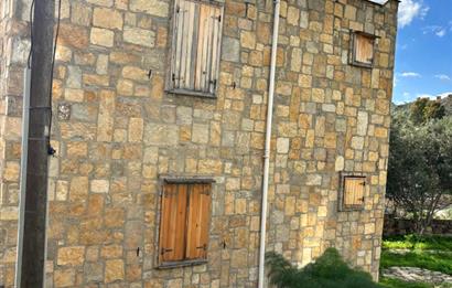 Gümüşlük Peksimet'te Taş Mimarili, Bahçeli 2+1 Dubleks