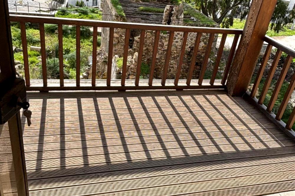 Gümüşlük Peksimet'te Taş Mimarili, Bahçeli 2+1 Dubleks