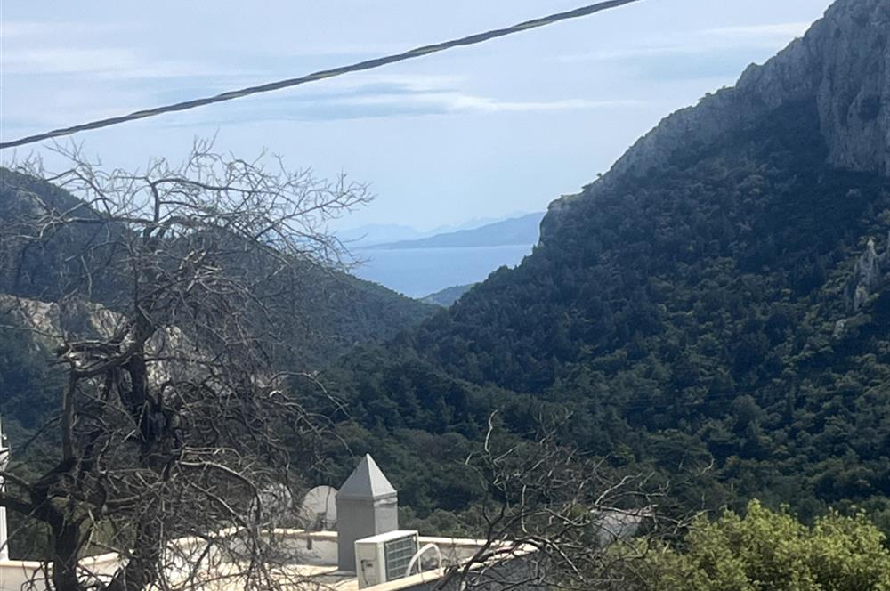 Dağbelen'de Deniz Manzaralı, Bahçeli 2+1 Kiralık Daire