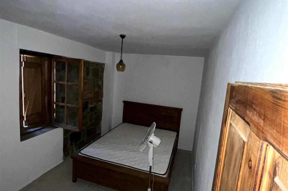 Gümüşlük Peksimet'te Taş Mimarili, Bahçeli 2+1 Dubleks