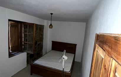 Gümüşlük Peksimet'te Taş Mimarili, Bahçeli 2+1 Dubleks