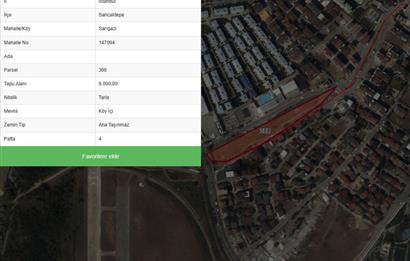 SANCAKTEPE SARIGAZİ'DE YATIRIMLIK 173m2 ARSA