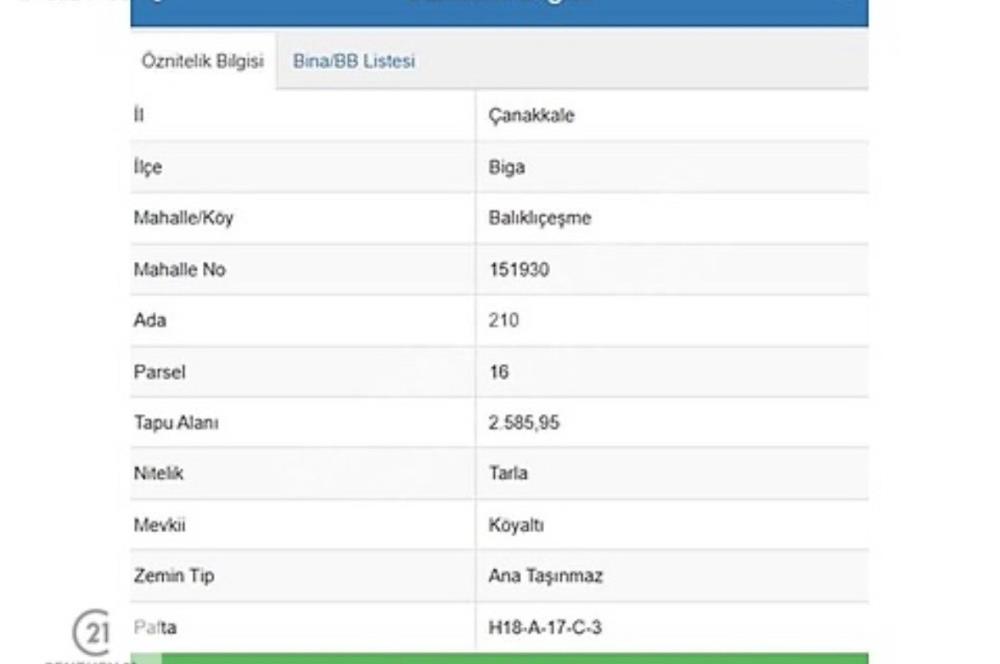 Biga Balıklıçeşme’de Sulu Tarıma Uygun Tarla