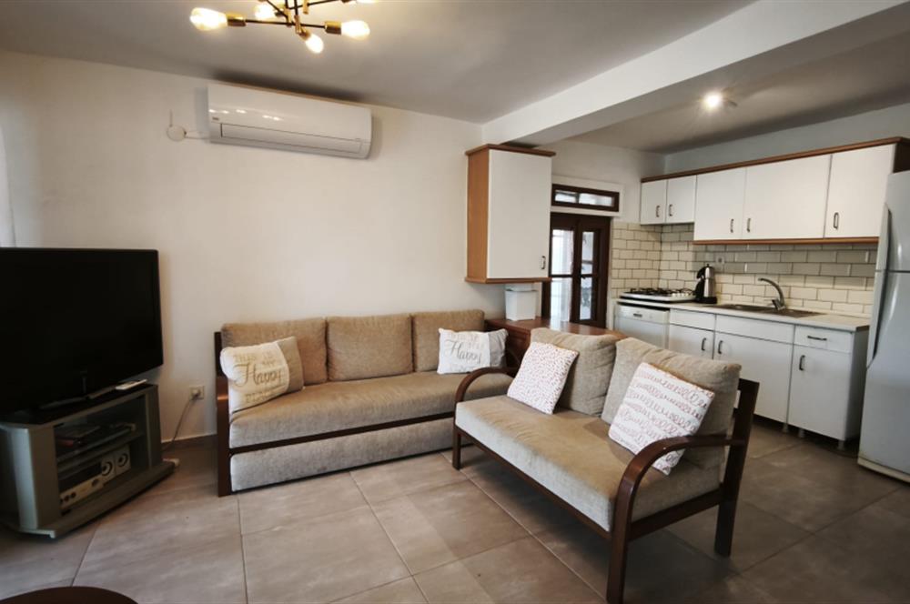 Bodrum Bağla'da Kiralık Eşyalı Bahçe Dubleksi