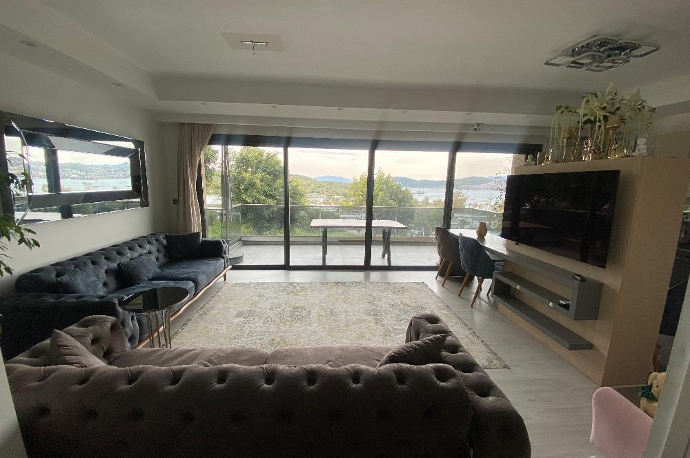 Bardakçı Yüzme Havuzlu Site Mobilyalı Manzaralı Kiralık Daire