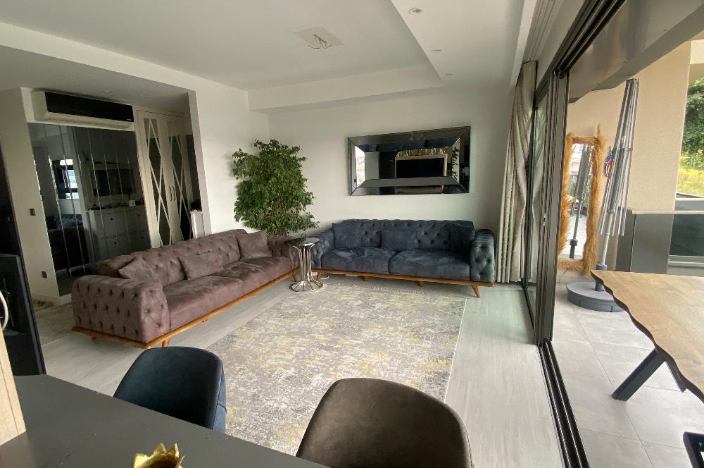 Bardakçı Yüzme Havuzlu Site Mobilyalı Manzaralı Kiralık Daire