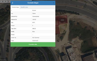 KOCAELİ ,GEBZE ESKİHİSAR FERİBOT YOLU ÜZERİ 3345m2 KİRALIK ARSA