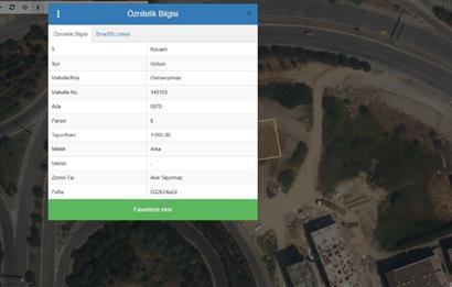 KOCAELİ ,GEBZE ESKİHİSAR FERİBOT YOLU ÜZERİ 3345m2 KİRALIK ARSA