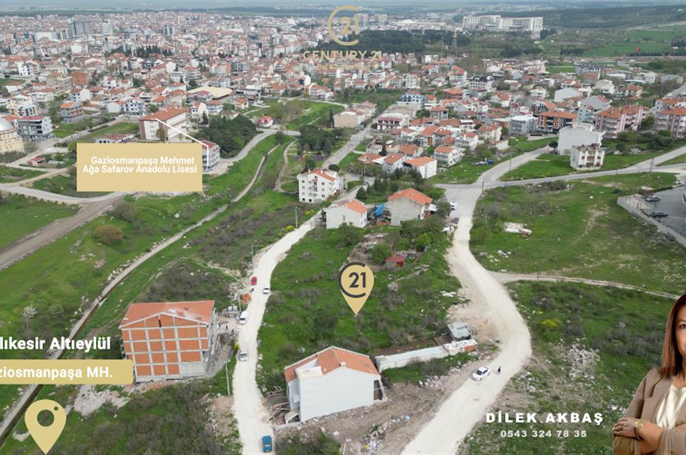 1312016287 CENTURY 21 BAL'DAN GAZİOSMANPAŞA'DA SATILIK 221 M2 ARSA