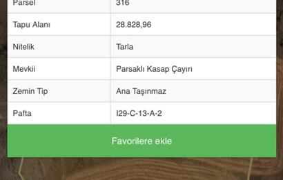 BEYNAM ORMANLARINDA SATILIK YATIRIMLIK ARSA