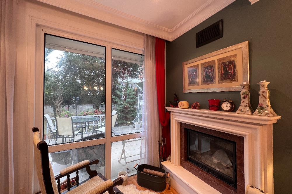 BÜYÜKADA'da YAZ DÖNEMİ AYLIK 2+1 98 M2 BAHÇE KATI KİRALIK DAİRE