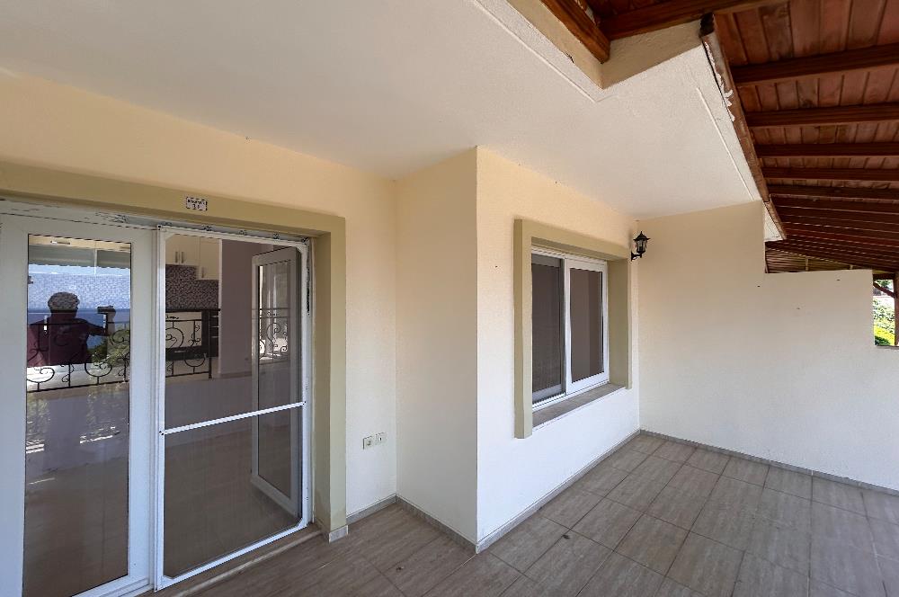 Önü Kapanmaz Full Deniz Manzaralı, Özel Plajlı Site İçinde Dubleks