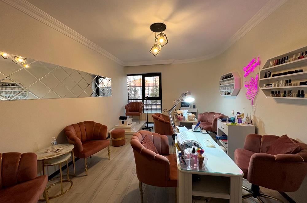 TURAN GÜNEŞ BULVARI DEVREN KİRALIK FULL EŞYALI GÜZELLİK MERKEZİ