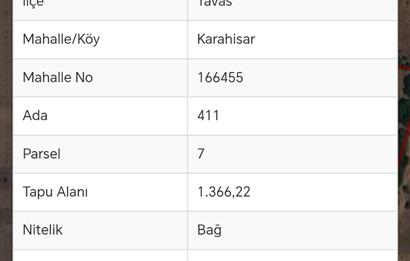 C21 Loft'tan Karahisar Mahallesinde Satılık Bağ