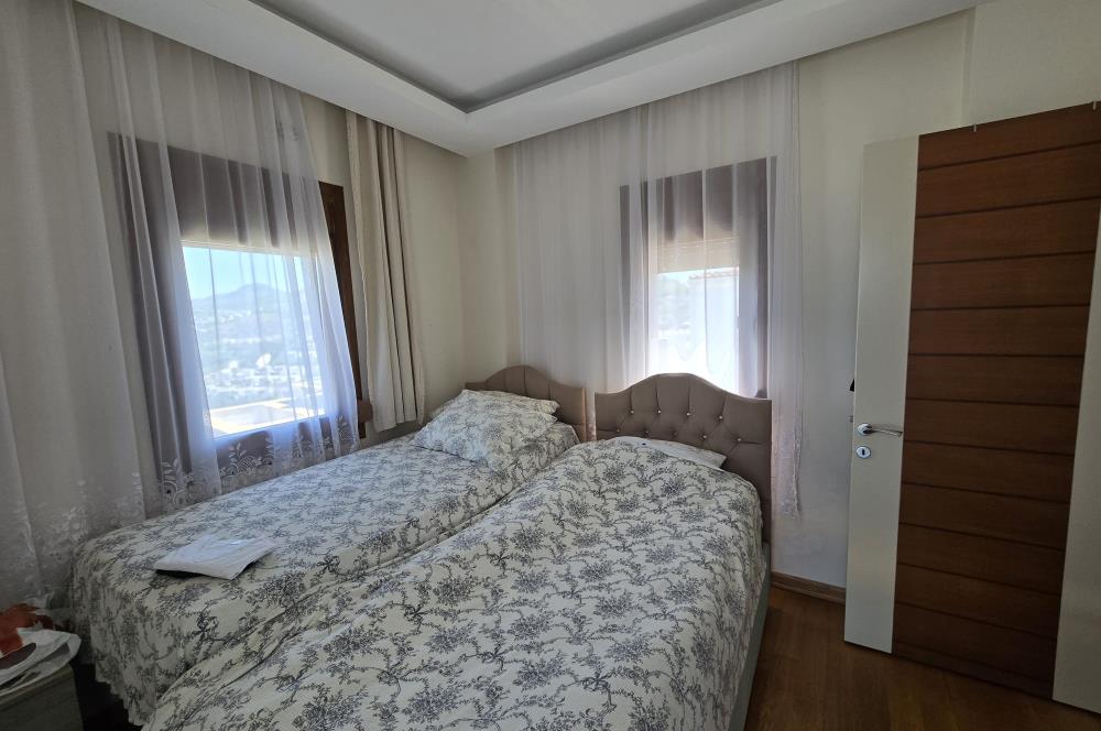 Bodrum Gümüşlükte Deniz Manzaralı 3+2 Satılık Tripleks