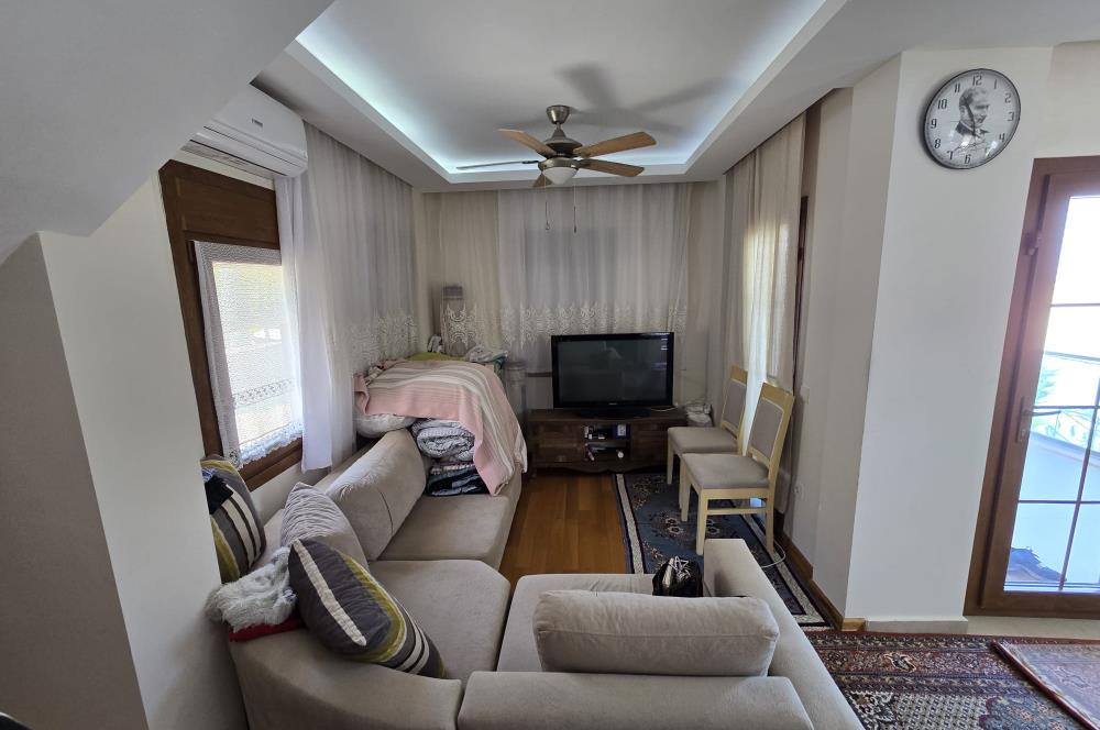 Bodrum Gümüşlükte Deniz Manzaralı 3+2 Satılık Tripleks