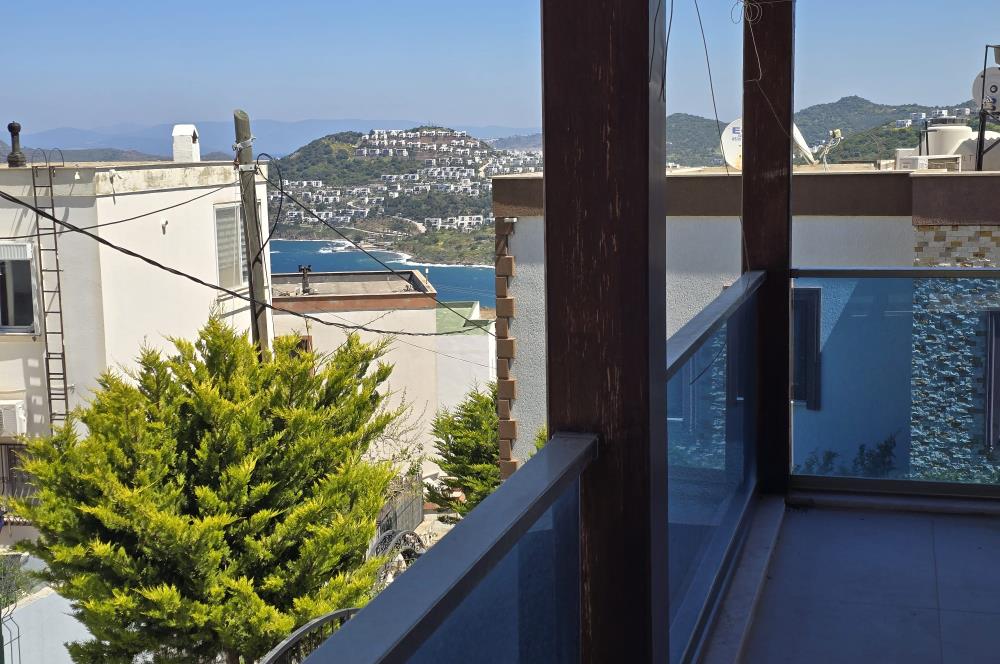 Bodrum Gümüşlükte Deniz Manzaralı 3+2 Satılık Tripleks